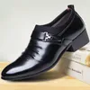 Oco out oxfords sapatos formais mens casamento de couro preto heren schoenen oxford sapatos para homens vestido sapatos 2018 mocassins