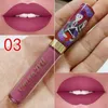 Cmaadu 6 kleuren matte lip glanst schedel vloeistof lipstick waterdichte langdurige sexy glitter stijl cosmetische lipgloss batom lippen make-up