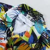 Hawaiiaanse zomer gloednieuwe mannen korte mouw casual shirt heren strand hawaii shirts mannen bloemenkleding Azië maat s-5xl