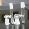 In magazzino!!! Mini Reclaim Ash Catcher Angolo di 45 gradi 14,4 mm o 18,8 mm Maschio Femmina Adattatore per vetro per bong in vetro