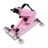 Vibromasseur électrique de machine de sexe avec des accessoires de gode Masturbation féminine Jouets sexuels automatiques de machine d'amour pour des femmes, 6cm rétractable