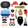 Новый дизайн Meidding 20шт / Set Pirates Стили Photo Booth Реквизит Смешные Усы очки Diy наборы Lips Birthday Party Decoration товары