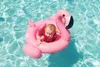 80cmx70cm opblaasbare flamingo zwembad speelgoed float opblaasbare roze roze schattige rit-on donuts zwembad zwemmen ring drijft