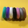 Anneau de silicone multicolore anneaux ronds en gel de silice pour hommes et femmes cadeau d'art et d'artisanat 0 8fb BB