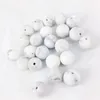 Perles de Silicone marbre bébé Safe Silicone perles rondes 9mm 12mm 15mm sans BPA Silicone collier de dentition perles bijoux à bricoler soi-même