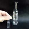 Zestaw Quartz Terp Vacuum Banger Palenie Rury Wody Paznokci Bezpośrednia Klosy Olejeniowe Paznokcie z Bubbler Cap 14mm 18mm do Szklanego Bong Hookahs