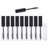 3.5 ml STIC PETG Kleine heldere lege mascara tube flacon / fles / container met zwarte dop voor wimpergroei Medium Mascara 180pcs