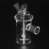 4,0 Zoll großes stumpfes Glas Bong Joint Bubbler stumpf Reisewasserpfeife kleine Pfeife Rauchpfeifen Rauchzubehör