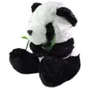 11" Big Sitting Panda Bear Eating Bamboo Plush Stuffed Animal Toy Birthday Gift