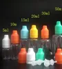 5 ml 10 ml 20 ml 30 ml 50ml lege oliefles huisdier plastic druppelaar vloeibare fles met proof cap opslag monster fles WX9-502