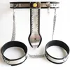 Fe Belts Adjustable Waist T-type Stainless Steel Removable Pants+Thigh Rings Bondage Sex Toys for Women G7-5-46A4757201