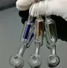 Podwójne filtrowanie garnek wyprzedaż bongs palnik olejowy rury szklane rury wodne rury szklane rurki rury palenie, darmowa wysyłka