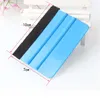 Bil Vinyl Film Wrapping Tools Blue Scraper Squeegee med filtkant Storlek 10 cm*7cm bilstyling klistermärken tillbehör