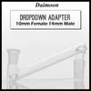 smoking Glass Convert dropdown eight size adapter male male/female to female for water pipe bongs