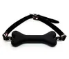 Sex Adult BondageSilicone Dog Bone Gag BDSM Ball Gags Restraints Straps for CoupleRole Play Kit Sex Toys Y181024052612604