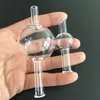 Universal Clear Quartz Bubble Carb Cap Quartz Nail Dome för XL Tjock Quartz Thermal Banger Nails For Glass Water Pipes Oil Rigs