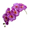 Strona główna Dekoracje ślubne Moda Orchidea Sztuczne Kwiaty DIY Sztuczny motyl Orchid Jedwab Kwiat Bukiet Phalaenopsis