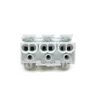 20 st Electrical Cable Clamp Free Screw Plug-out Type Pitch 10.0mm 3pin med PEG med markkontakt Beleks 923 P03 Vit