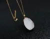 Fashion Natural Stone Pendant Necklaces Unpolished Original Crystal Quartz Necklace Sweater Chain Jewelry Gold Wholesale