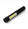 Portable Mini Light Arbetskontroll Ljus COB LED Multifunktion Underhåll Flicklampa Hand Torch Lampa med magnet AAA