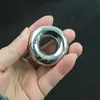 20 Sizes Cockrings Stainless Steel Scrotum Pendants Metal Glans Ring Ball Stretcher Press Block Cock Testis Restraint Bodage Rings Sex Toys for Men BB-215