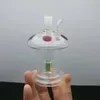 2024 nouveau narguilé en verre de champignon - fumer des pipes à main en verre soufflé Bong verre tabac cuillère tuyaux fumer de l'huile