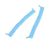 1 paire de lacets élastiques bouclés sans cravate formateur enfants lacets couleurs pour enfants et adultes meilleur dans les sports plat lacet vente chaude