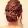 Mode Frau Haar Zubehör fünfzackigen Stern Haar Clip Pin Metall Legierung Haarband Hairgrip Haarspange Mädchen Halter