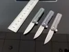 Alta qualità 6 stili Mini coltello pieghevole Flipper piccolo D2 Stone Wash Blade TC4 Coltelli tascabili EDC per esterni in lega di titanio Strumenti EDC