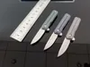 Yüksek Kalite 6 Stilleri Mini Küçük Flipper Katlanır Bıçak D2 Taş Yıkama Bıçak TC4 Titanyum Alaşım Açık EDC Cep Bıçaklar EDC Araçları