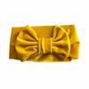 Золотые бархатные повязки на голову с бантом для девочек, детский бант, повязка для волос принцессы, новинка 2020 года, детский бутик, аксессуары для волос, 9 цветов C36045935083
