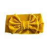 Girls Gold velvet Bow headbands kids bowknot Princess Hair band 2020 new children Boutique Hair Accessories 9 colors C3604