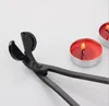 Stainless Steel Candle Wick Trimmer Oil Lamp Trim scissor tijera tesoura Cutter Snuffer Hook Clipper