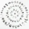 Mix Charms 120 sztuk Vintage Antyczne Srebrny Mini Życie Stop Wisiorek DIY Biżuteria Robi