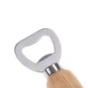 Handle de bière de bière ouvreur de bouteille en acier inoxydable à manche en bois à vin bière de soda en verre bouteille de bouteille de bouteille de bouteille de cuisine outils 3182533