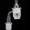 Sandblast Quartz Banger Smoking Accessories with Extra Thick Bottom 10mm 14mm 19mm Male/Female Domeless Polished Joint for Glass Bog Dab Rigs