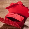 Boîtes de faveur de mariage découpées au laser Titulaire Boîte à bonbons Conteneurs en étain Faveurs de fête de mariage chinois