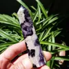 70 g naturlig dröm Amethyst Quartz Crystal Wand Point Gemstone Points Positiv energi Reiki Crystal Healing