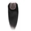 Indian Straight Lace Closure 4*4 inch 10 pcs Human Hair Closure 130% Density human hair Lace Closure