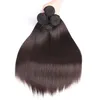 Péruvien Indien Cambodgien Brésilien Vierge Cheveux Weave Bundles Vague Droite Extensions de Cheveux Humains.50g un pc ou 100g un pc, 4pc lot