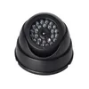 Falsk dummy kamera inomhus cctv fake ip camera hemövervakning säkerhet kupol minikamera svart 26 blinkande LED lätt varmt