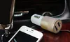 Автомобильное зарядное устройство USB с 12-вольтным металлическим двойным автомобильным зарядным устройством на 2 А. 2 USB Автомобильный адаптер для iPhone / Samsung Galaxy / Android / HTC