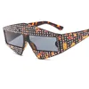 Catwalk Shows Square G Sunglasses 400 Piece Shiny Rhinestone Frame Men Women Brand Glasses Designer Fashion Shades L1639630568