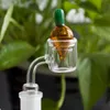 Vidro colorido girando riptid carb tampão od 22mm fumo para quartzo banger pregos melhor uso com terp pérolas Dab Rigs Bongs