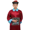 Vampiro chinês Jiang shi roupas Halloween Horror Role-playing Cosplay Zombie Fantasma Tricky Traje Soldados Da Dinastia Qing Garment