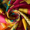 New Twill Silk Scarf Women Dream Works Print Square Scarves Fashion Wrap Female Foulard Large Hijab Shawl Neckerchief 130130CM4580834