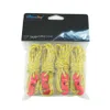 3 mm Diameter 13 Feet Rope with Rope Buckle, Camping Rope 4 pcs /Set , Yellow / Red / Black Outdoor Gear