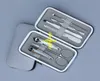 50sets / mycket snabb frakt 7st Portable Manicure Set Nail Care Clippers Saxar Travel Grooming Kits Slumpmässig Färg