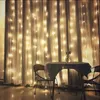 Dekorationen Twinkle Star LED-Lichterkette, 300 LEDs, Fenstervorhang, Lichterkette, Hochzeit, Party, Haus, Garten, Schlafzimmer, Außen- und Innenwanddekorationen