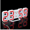 Modern Digital LED Table Desk Night Wall Clock Alarm Watch 24 or 12 Hour Display Table stand Clocks wall attached USB/Battery